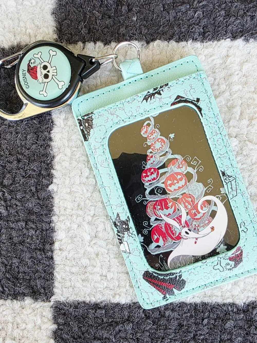 Disney Loungefly The Nightmare Before Christmas Zero Retractable Badge Holder